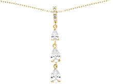 Load image into Gallery viewer, Alessandra Zirconia Pendant Necklace Yellow Gold