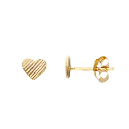 Disco Heart Studs