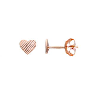 Disco Heart Studs