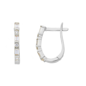 Scarlett Zirconia Hoop Earrings