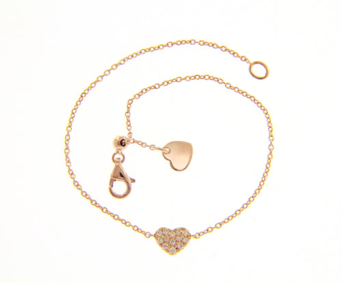 Olivia's Diamond Heart Bracelet