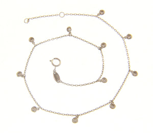 Dew Drops Gold Anklet