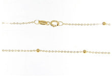 Load image into Gallery viewer, Thin Necklace With Yellow Gold Balls