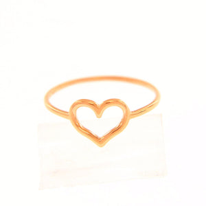 Minimal Heart Ring