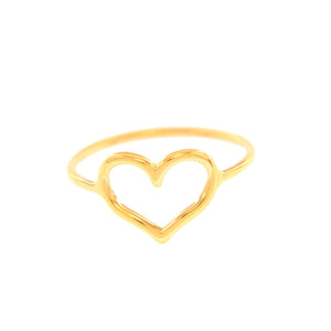 Minimal Heart Ring