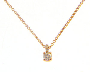 Necklace with diamond pendant PG 0.10 ct