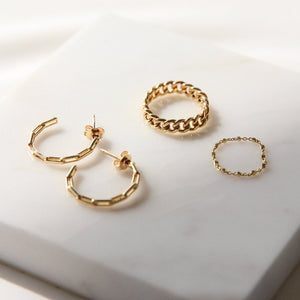 Carla Gold Hoop