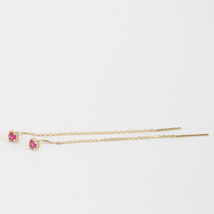 Dainty Treasure Rainbow Thread Earrings