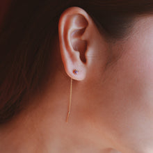 Load image into Gallery viewer, Dainty Treasure Rainbow Thread Earrings