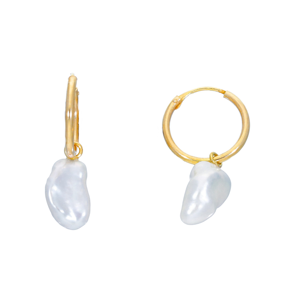 Mermaid's Pearl Hoops