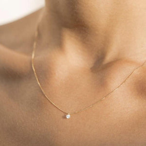 Pierced 2025 diamond necklace