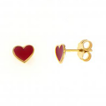 Load image into Gallery viewer, Mimi Heart Stud Earrings