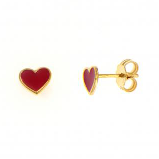 Mimi Heart Stud Earrings