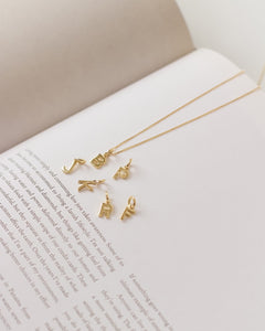 Alphabet Charms Yellow Gold