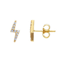 Load image into Gallery viewer, Thunder Earrings Zirconia